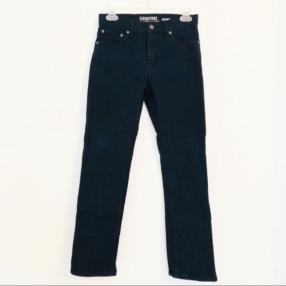LEVI SIGNATURE BLACK SKINNY JEANS - Picture 2 of 6